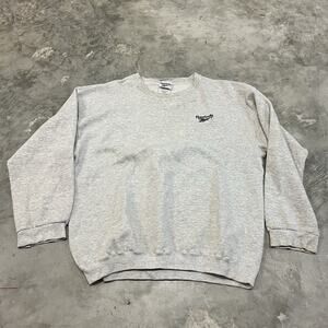 Reebok Vintage 90's Made In USA Chest Spell Out Crewneck Sweatshirt Size XL